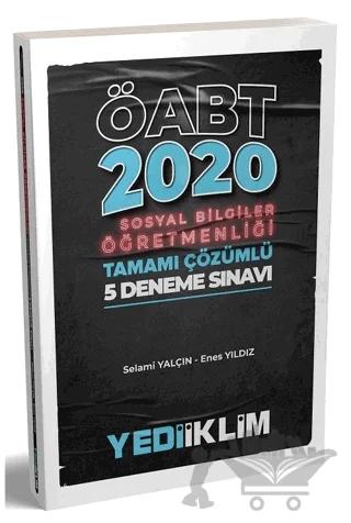 2020 ÖABT Sosyal Bilgiler Öğretmenliği Tamamı Çözümlü 5 Deneme Sınavı