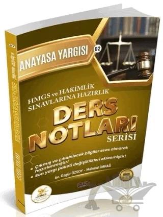 2026 HMGS Hakimlik HUKAL Anayasa Yargısı Ders Notları