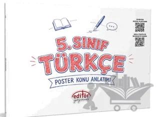 5. Sınıf Türkçe Poster Konu Anlatımlı – Kolektif – Editör Yayınevi kitap kapağı