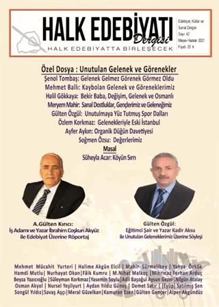 Halk Edebiyatı Dergisi Sayı: 42 Mayıs-Haziran 2021