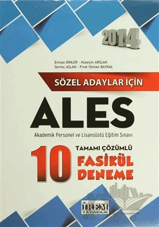 Sözel Adaylar İçin ALES Çözüm Kitabı