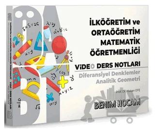 ÖABT İlköğretim ve Ortaöğretim Matematik Öğretmenliği Diferansiyel Denklemler Analitik Geometri Video Ders Notları