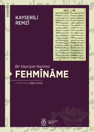 Bir Hayriyye Naziresi Fehminame