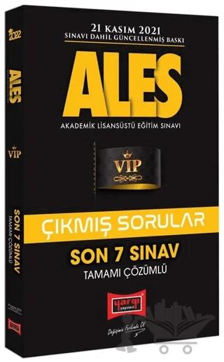 2022 ALES VIP Çıkmış Sorular Son 7 Sınav Çözümlü