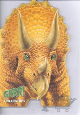 Şekilli Dinazorlar - Triceratops – Kolektif – Çiçek Yayıncılık kitap kapağı