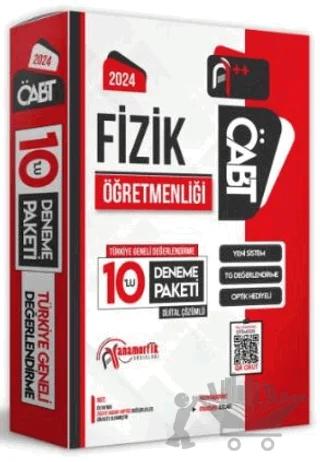 2024 ÖABT Fizik Öğretmenliği Türkiye Geneli 10 Deneme Dijital Çözümlü