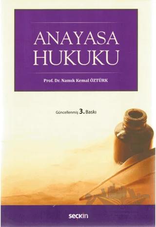 Anayasa Hukuku – Namık Kemal Öztürk – Seçkin Yayıncılık kitap kapağı