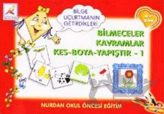 Bilmeceler Kavramlar Kes Boya Yapıştır - 1