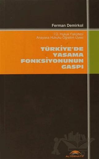 Türkiye'de Yasama Fonksiyonunun Gaspı