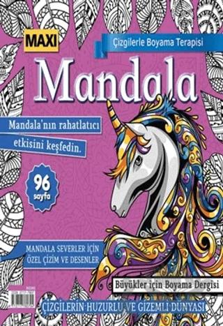 Maxi Mandala Çizgilerle Boyama Terapisi 10