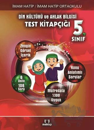 İmam Hatip Ortaokulu Din Kültürü ve Ahlak Bilgisi Test Kitapçığı 5. Sınıf – Kolektif – Mektep Yayınları kitap kapağı