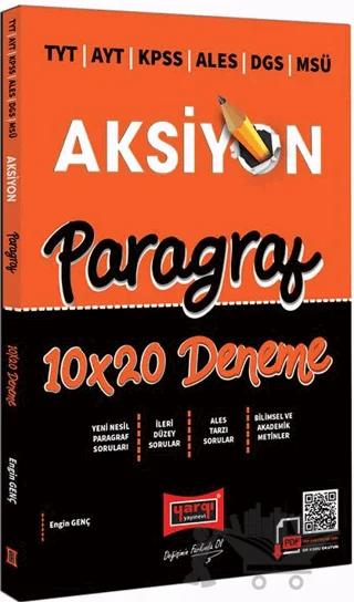 Yargı Yayınları 2022 TYT AYT KPSS ALES DGS MSÜ Aksiyon Paragraf 10x20 Deneme