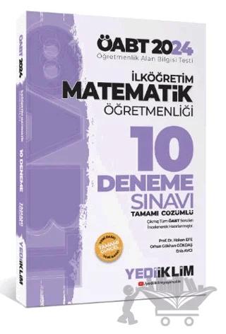 2024 ÖABT İlköğretim Matematik Öğretmenliği Tamamı Çözümlü 10 Deneme Sınavı