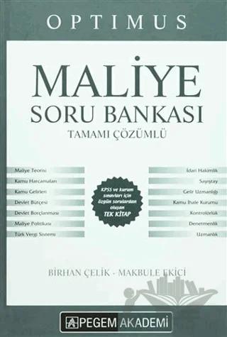 Optimus Maliye Soru Bankası Tamamı Çözümlü