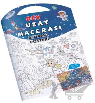 Uzay Macerası Dev Boyama Posteri