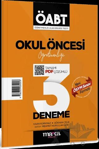 2025 ÖABT Okul Öncesi Öğretmenliği Tamamı Çözümlü 3 Deneme