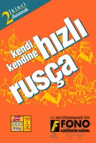 Hızlı Rusça 2. Basamak (2 kitap + 3 CD) – Kolektif – Fono Yayınları kitap kapağı
