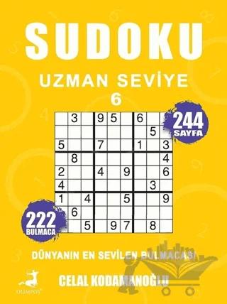 Sudoku Uzman Seviye - 6 – Bertan Kodamanoğlu – Olimpos Yayınları kitap kapağı