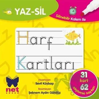 Yaz - Sil Harf Kartları