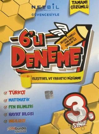 3. Sınıf 6'lı Deneme – Kolektif – ONburda Yayınları kitap kapağı