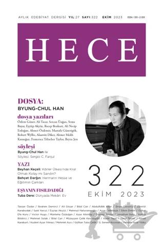 Hece Dergisi - Sayı: 322 Ekim 2023