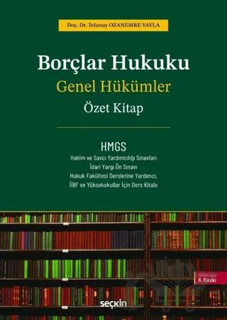 Borçlar Hukuku Genel Hükümler Özet Kitap