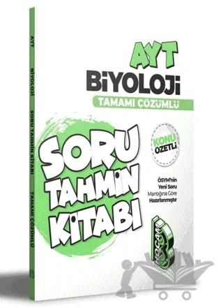 AYT Biyoloji Konu Özetli ve Tamamı Çözümlü Soru Tahmin Kitabı