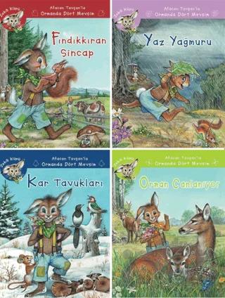 Afacan Tavşan'la Ormanda Dört Mevsim (4 Kitap Set)
