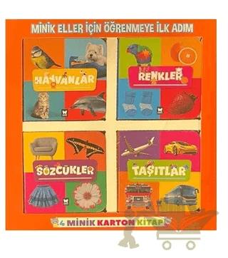 Minik Eller İçin Öğrenmeye İlk Adım 4 Minik Karton Kitap