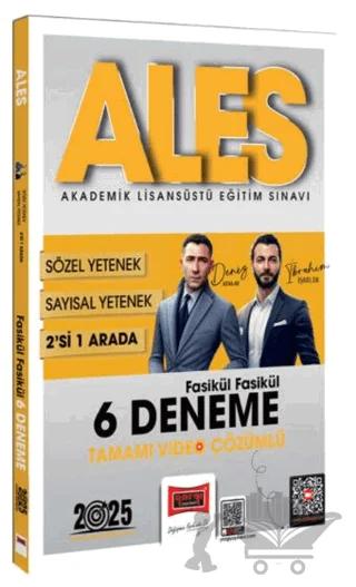 2025 ALES Sayısal-Sözel 2'si Bir Arada Fasikül Fasikül 6 Deneme Tamamı Video Çözümlü