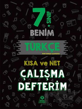 7. Sınıf Benim Türkçe Çalışma Defterim