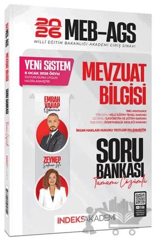 2026 MEB-AGS Mevzuat Bilgisi Soru Bankası Çözümlü