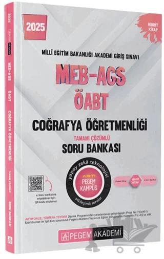 2025 MEB-AGS-ÖABT Coğrafya Öğretmenliği Tamamı Çözümlü Soru Bankası