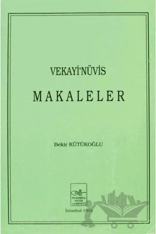 Vekayi’nüvis Makaleler