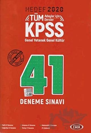 2020 KPSS Genel Yetenek Genel Kültür 41 Deneme Sınavı