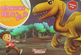 Dinozor Velo ile Zilo Ormanda - Üç Boyutlu Kitap – Kolektif – Yumurcak Yayınları kitap kapağı
