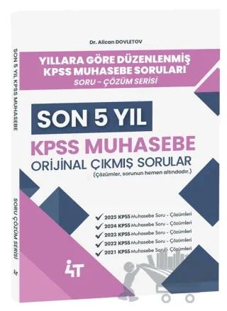 2026 KPSS A Grubu Muhasebe Orijinal Çıkmış Sorular Son 5 Yıl Çözümlü