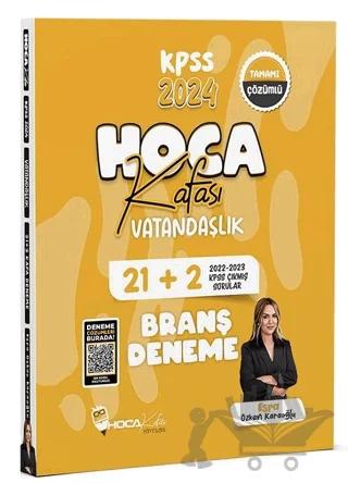 2024 KPSS Vatandaşlık 21+2 Deneme Çözümlü
