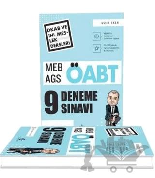 2025 ÖABT MEB-AGS Din Kültürü ve Ahlak Bilgisi Öğretmenliği 9 Deneme Çözümlü – İzzet Eker – Eker Test Yayınları kitap kapağı