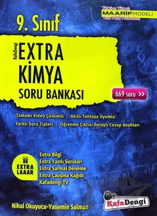 9. Sınıf Extra Kimya Soru Bankası – Nihal Okuyucu, Yasemin Salman – Kafa Dengi Yayınları kitap kapağı