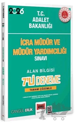 2027 GYS T.C. İcra Müdür ve Müdür Yardımcılığı Sınavı Alan Bilgisi Tamamı Çözümlü 7 Deneme