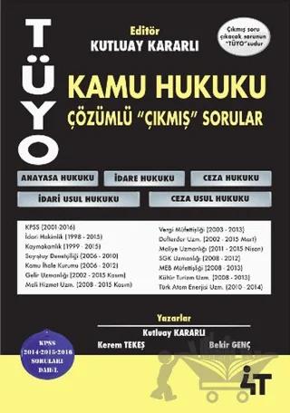 TÜYO Kamu Hukuku Çözümlü Çıkmış Sorular