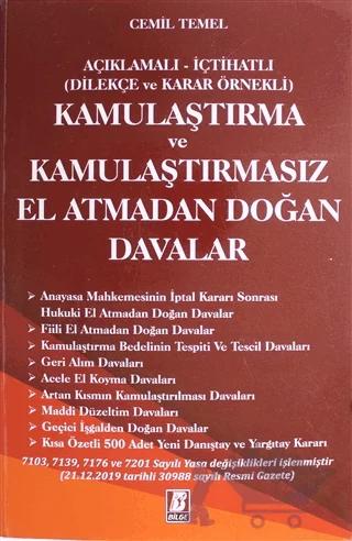 Kamulaştırma ve Kamulaştırmasız El Atmadan Doğan Davalar