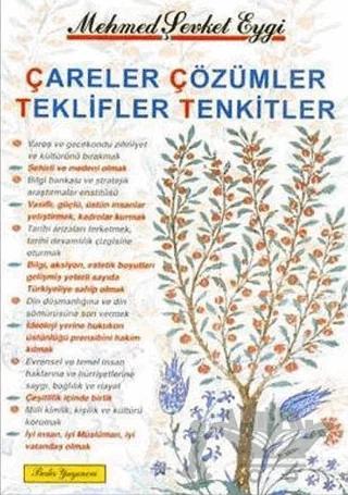 Çareler - Çözümler - Teklifler - Tenkitler