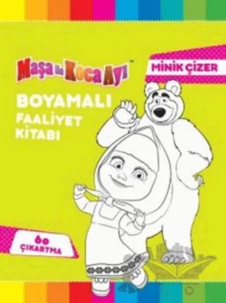 Maşa İle Koca Ayı Minik Çizer Boyamalı Faaliyet