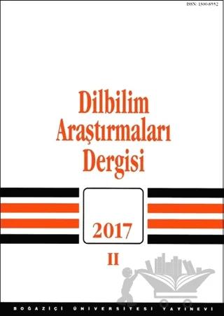 Dilbilim Araştırmaları Dergisi 2017 - 2