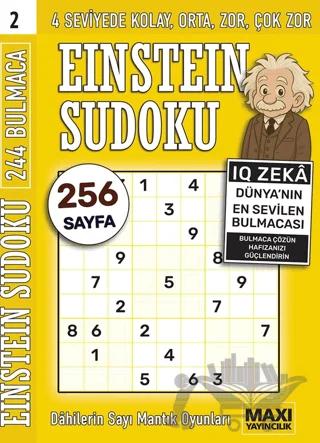 Einstein Sudoku 2 – Bertan Kodamanoğlu – Maxi Yayıncılık kitap kapağı