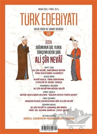 Türk Edebiyatı Dergisi Sayı: 570 Nisan 2021