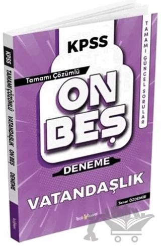 KPSS Vatandaşlık Tamamı Çözümlü 15 Deneme