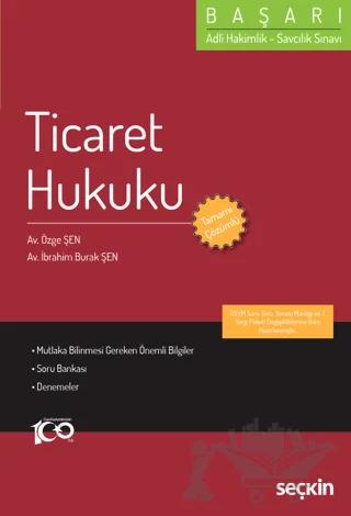 Adli Hakimlik Savcılık Sınavı BAŞARI - Ticaret Hukuku